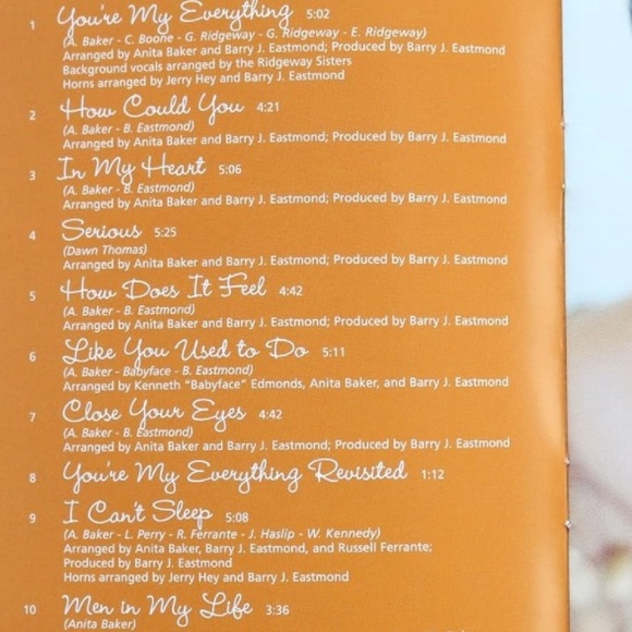 Anita Baker CD, “My Everything” was released by Blue Note Records September 2004 - Picture 5 of 6